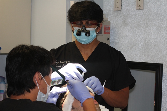 hair follicles using the Choi Implanter
