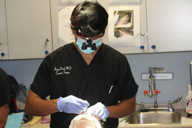 patient under local anesthesia with LITE™ IV sedation